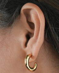 Crescent Earrings-Zukiie Jewels