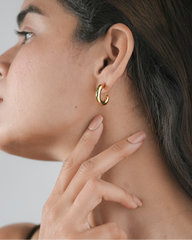 Crescent Earrings-Zukiie Jewels