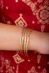 Golden Moon Bangles-Zukiie Jewels