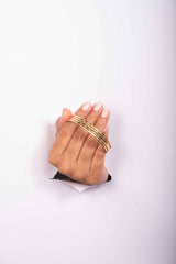 Golden Moon Bangles-Zukiie Jewels