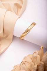 Golden Moon Bangles-Zukiie Jewels