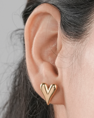 Heart Beat Earrings-Zukiie Jewels