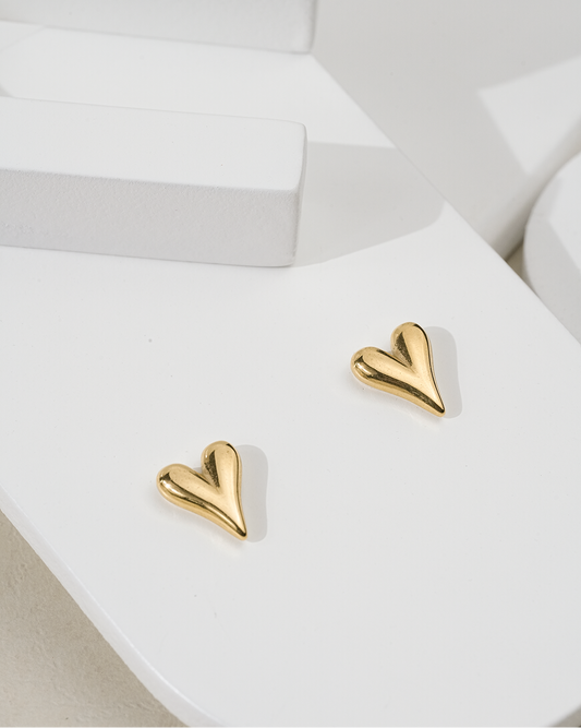 Heart Beat Earrings-Zukiie Jewels