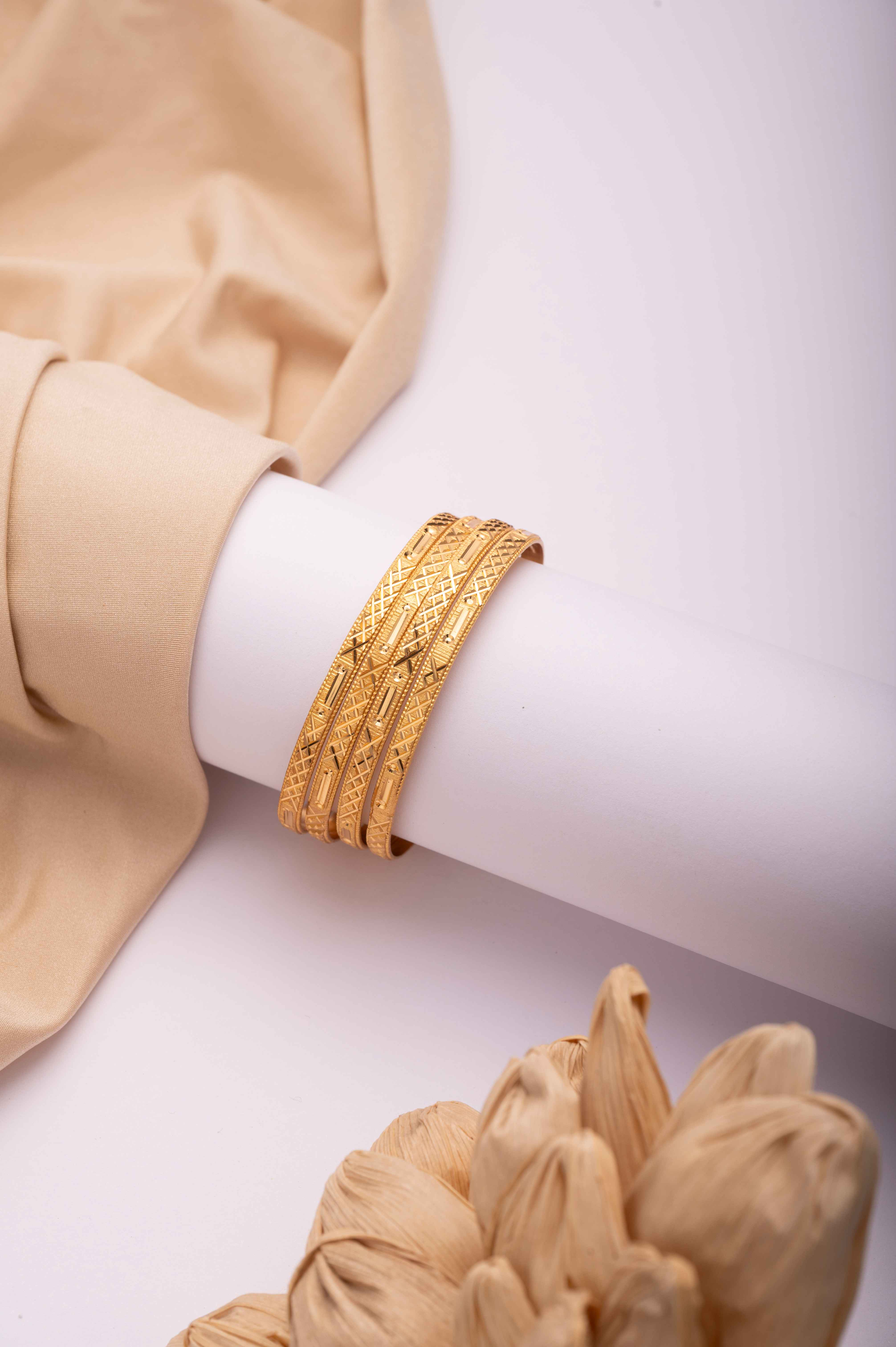 Heritage Glow Bangles-Zukiie Jewels