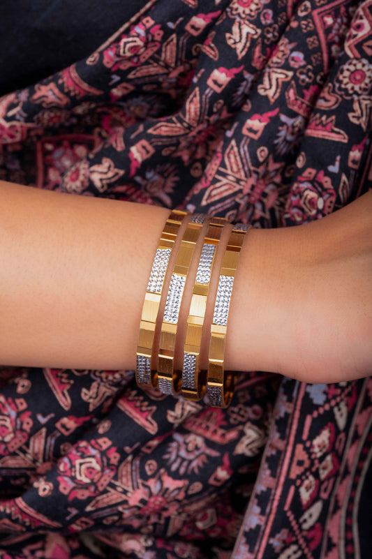 Majestkie shine Bangles-Zukiie Jewels