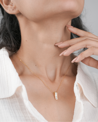 Gilded Beam Necklace