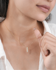 Gilded Beam Necklace