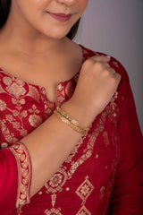 Red Beauty Bangles-Zukiie Jewels