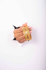 Riza Wave Bangles-Zukiie Jewels
