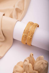 Riza Wave Bangles-Zukiie Jewels