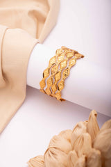 Royal Wave Bangles-Zukiie Jewels