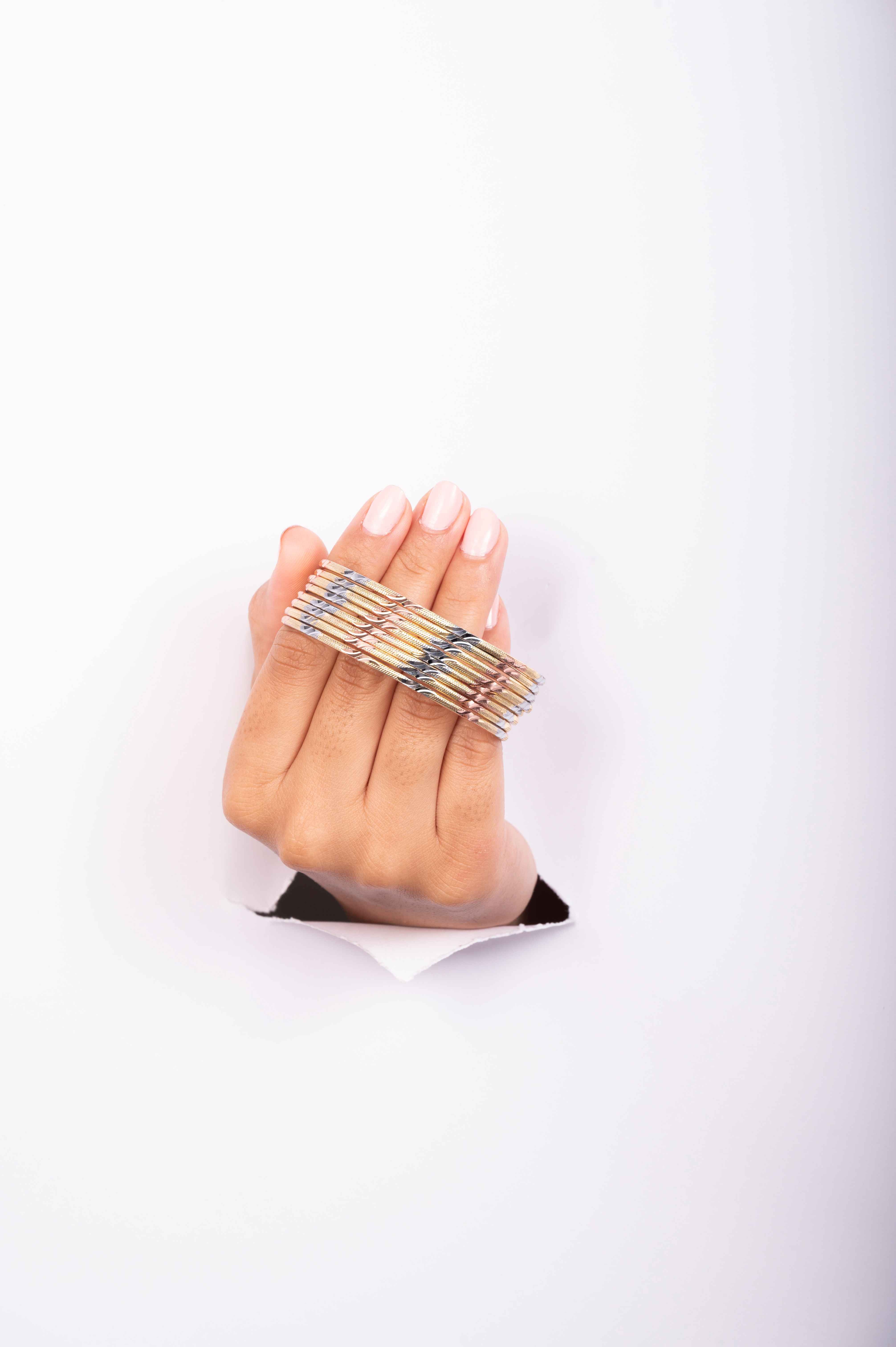 Trio Colour Bangles-Zukiie Jewels