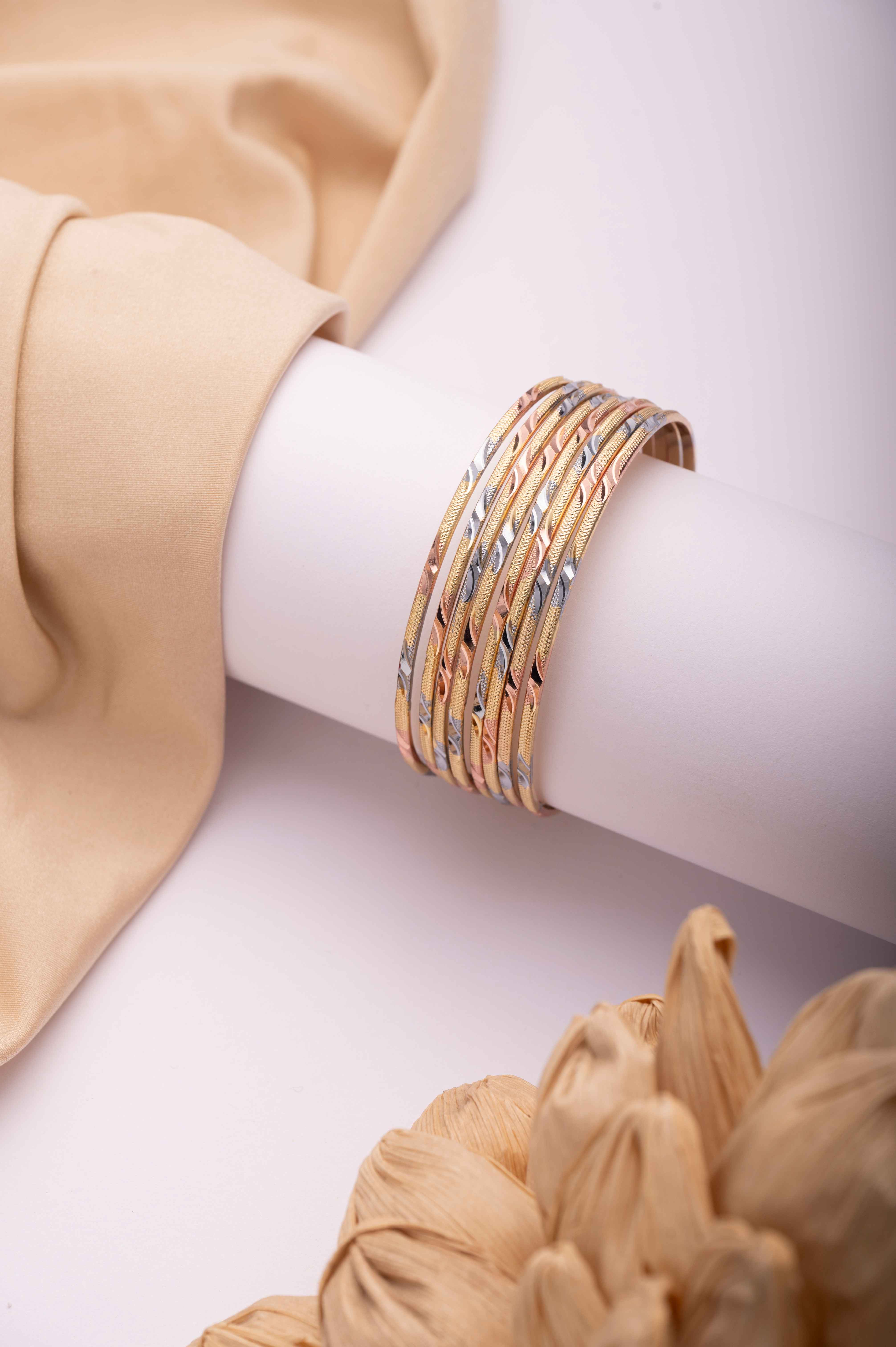 Trio Colour Bangles-Zukiie Jewels