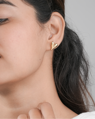 Heart Beat Earrings-Zukiie Jewels