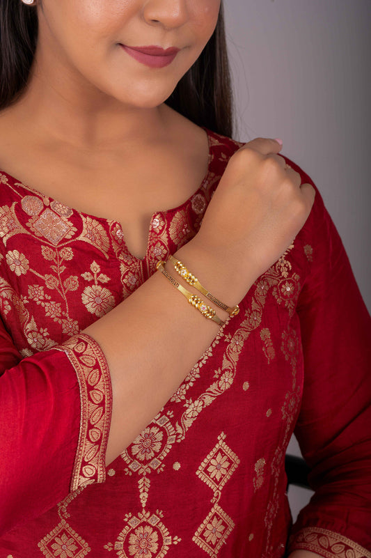 Lyra shine Bangles-Zukiie Jewels