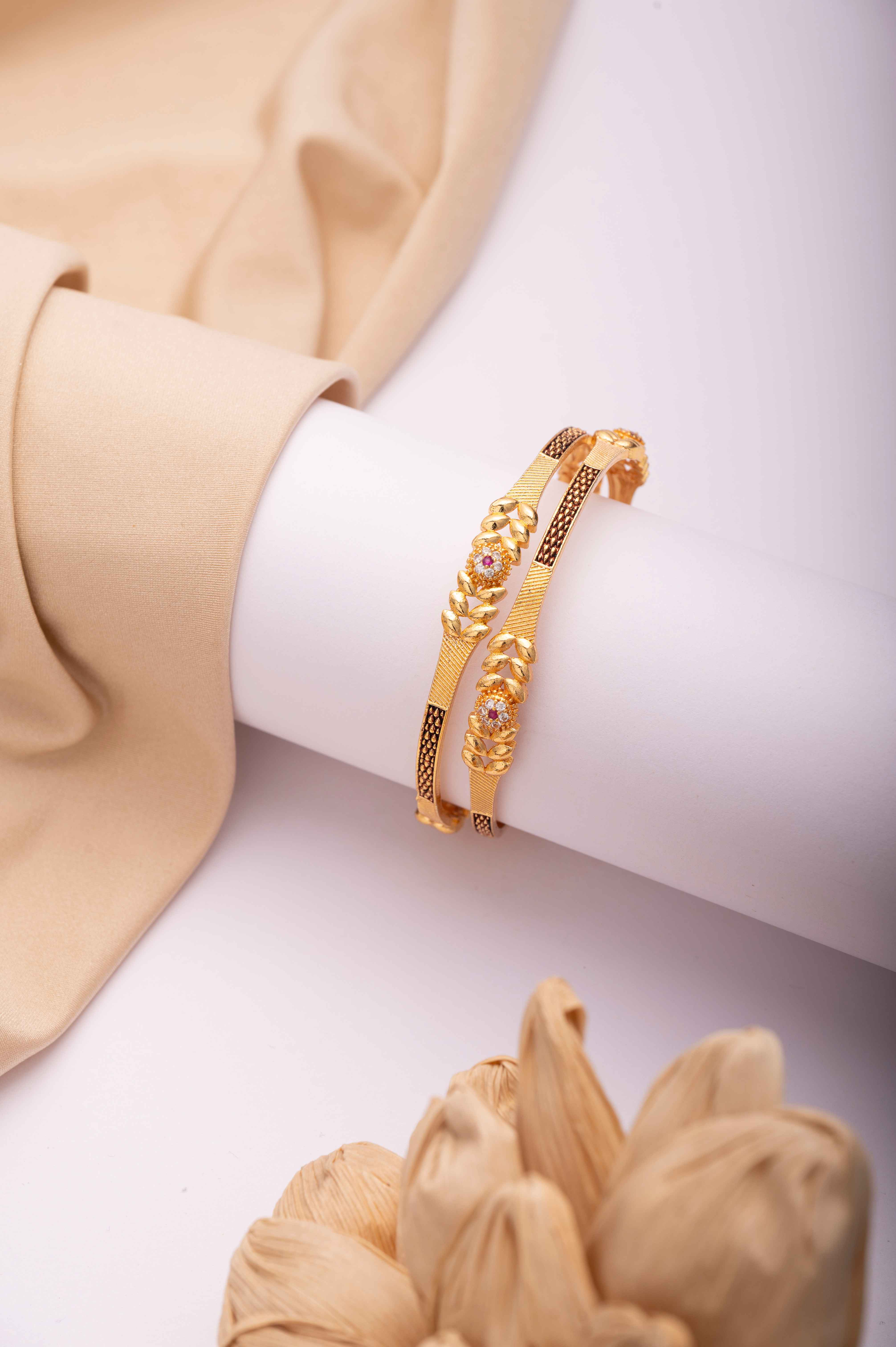 Lyra shine Bangles-Zukiie Jewels
