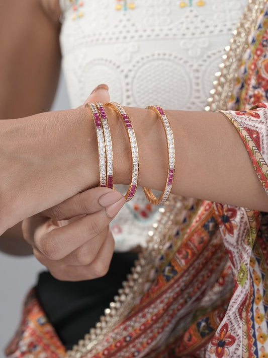 Nayra GemGlow Bangles
